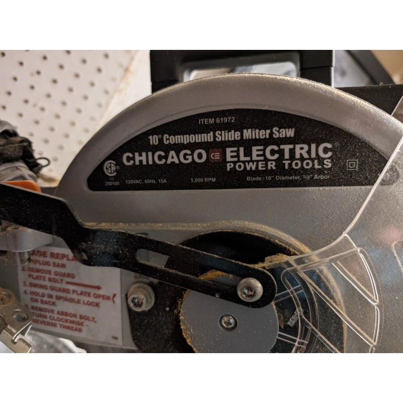 Chicago Electric Zero Clearance Throat Plate Insert Chicago Electric Slide