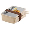 Fabulous Lunch Box with Cutlery Grey Smart Cookie Puns Street