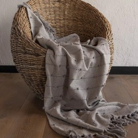 Vianney Frazada Tejida Mumbai Gris Neu De 90cm X 1.50 Metros Vianney