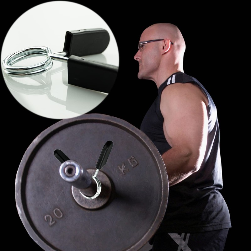 LAMXD Spring Collar Clips, Dumbbell Lock Clips, Weight Clips for