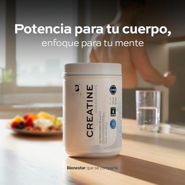 B Life Creatina Monohidratada en polvo de Alta Pureza 600 g