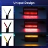 Aoling Truck Tail Lamp 12V Trailer Tail 20LED Red Hi-Low
