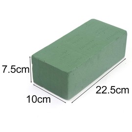 CINECE Floral Foam Rectangular Fresh Flower Sponge Flower Mud Florist Supplies Flower Material Fresh Flower Brick Absorbent Foam Green (6 Bricks)