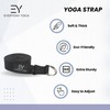 Everyday Yoga Super Strong Strap with Metal D-ring Buckle -