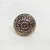 Moroccan Blue & Gold Round Drawer Knob Cupboard Pull Drawer