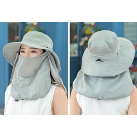 Gergeous Women’s Outdoor Hat/Cap, UV/Sunburn Protection, For Farm Work/Garden Work, Wide-Brimmed, Foldable, Lightweight -