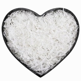 UoeRing Crinkle Cut Paper Shred Filler-4 OZ-WHite Shredded Paper for Gift Wrapping Baskets Bag Easter Grass Gift Boxes Filler