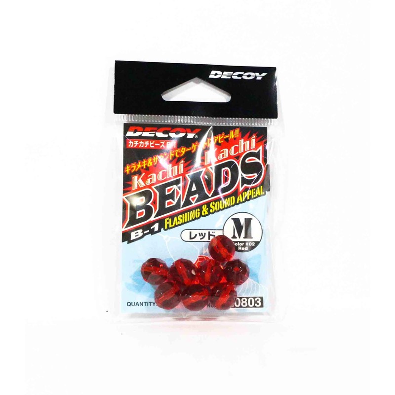 Katsuichi Decoy B-1 Kachikachi Beads, M, Red
