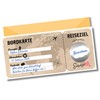 Travel voucher, scratch sticker, boarding pass, gift for couples, scratch