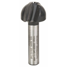 Bosch 2608628370 Chamfer Bit 8 mm, R1 10 mm, D 20 mm, L 12.7 mm, G 46 mm