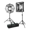 CLAR Basic 2-Light LED Softbox Kit