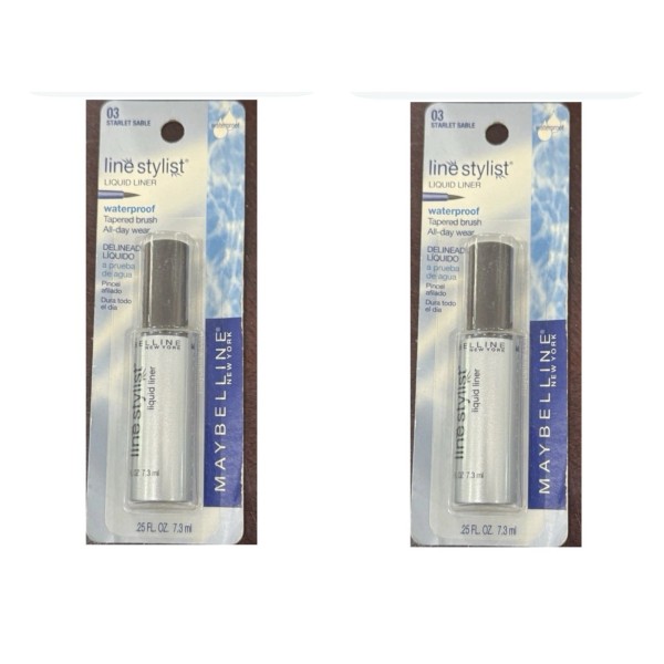 Maybelline New York 2 Pc Maybelline line stylist Waterproof Liquid