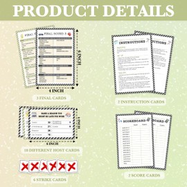 Office Party Friendly Fehd Game for Work Adults, Team Building Games for Coworkers, Team Building Favors -03