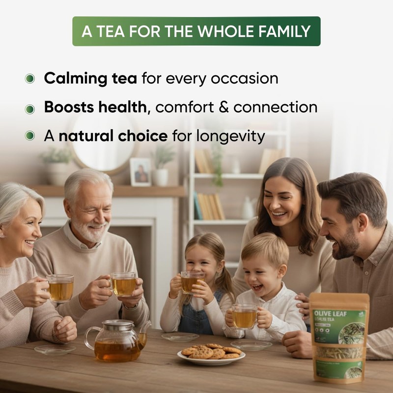 Olive Leaf Loose Tea – 8oz Size (Premium Dried Olive