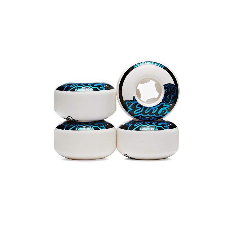 OJ Elite EZ EDGE 101a Skateboard Wheels - White (Pack