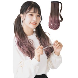 Bright Lara f095-TMB Wig, Ponytail Gradient Extension, Natural Ponytail Wig, Extensions