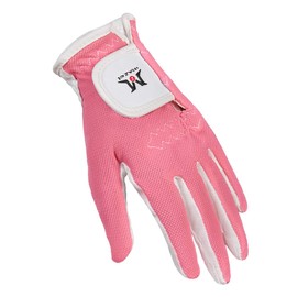 MAZEL Golf Gloves Kids Junior Kids Ambidextrous Golf Gloves 1 Set (Pink,S)