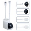 CELOX 2 Set Toilet Brush and Plunger Set, Toilet Brush