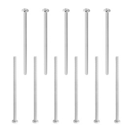 Yinpecly 30Pcs Extra Long M4-0.7 X 80mm Knob Pull Machine Screws Metric Pan Head Phillips Drive Cross Head Screw 304 Stainless Steel Full Thread Bolts Cabinet Door Drawer Screws