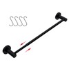 Adjustable Single Bath Towel Bar 16 to 27.6 Inch, ZUEXT