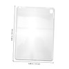 KONTONTY Transparent TPU Tablet Protective Case for Soft Flexible Cover