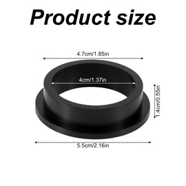6pcs 11228 L-Shape O-Ring Gasket, Black Rubber Pool Sand Filter Pump Hose Seals Replacement Parts Compatible with Intex Sand Filter Pump Motor