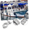 BIUDECO 2pcs Stainless Steel Jaw Slide Clamp Canopy Connector for