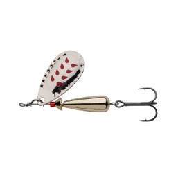 Abu Garcia Droppen Spinner Lure | Ultra-Efficient Inline Spinner for Perch, Pike, Chub & Trout | Low Centre of Gravity for Precise Casting | Freshwater Predator Fishing | Zebra, 5.3cm