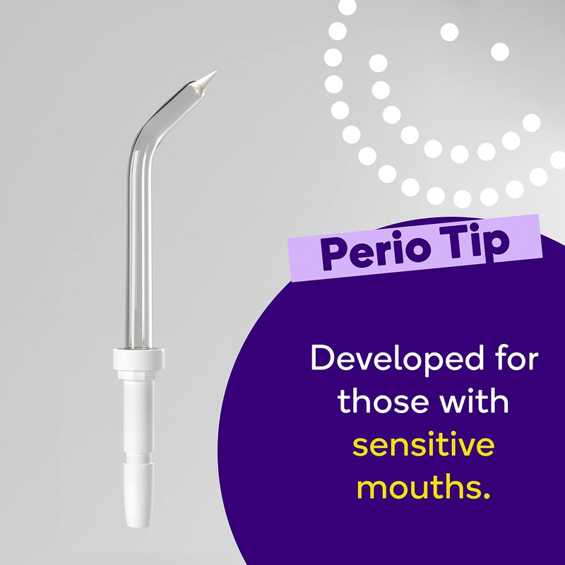 BURST Electric Water Flosser Replacement Tips (Perio/2 Pack) | for