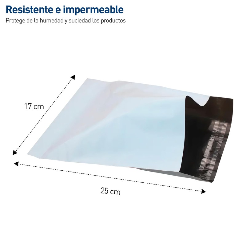 Bluelander 100 Bolsa de Embalaje 17*25 cm, Sobre de Plástico