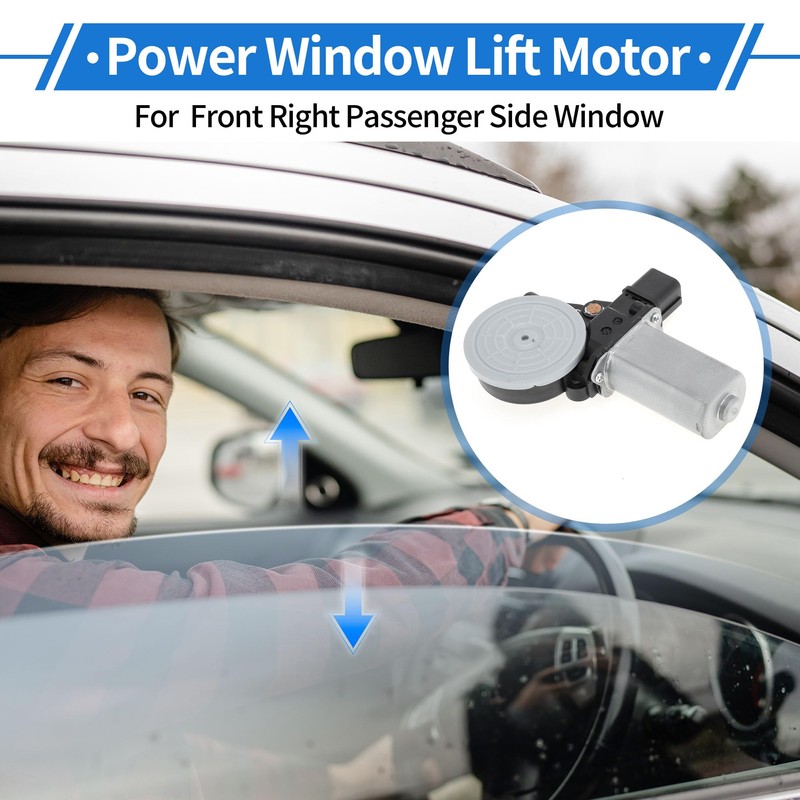 X AUTOHAUX Front Right Passenger Side Power Window Regulator Lift