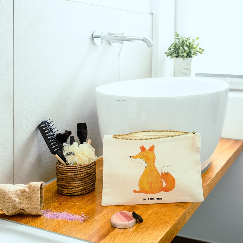 Mr. & Mrs. Panda Grösse XL Große Schminktasche Einhorn Wunsch