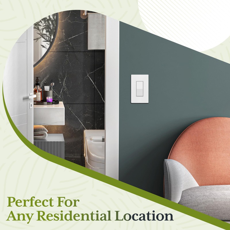 TG Screwless Decorator Wall Plate Child Safe Outlet Cover, Size