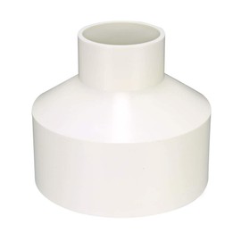 sourcing map PVC Coupling Turntable of Turntable Pipe Adapter Connector Pipe Connector 110 mm x 50 mm