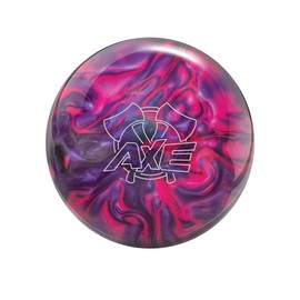 Hammer PRE-DRILLED Axe Bowling Ball - Purple/Pink (This Item Includes a Free Bowlerstore Rubber Shammy- Colors Will Vary for The Shammy) 15lbs