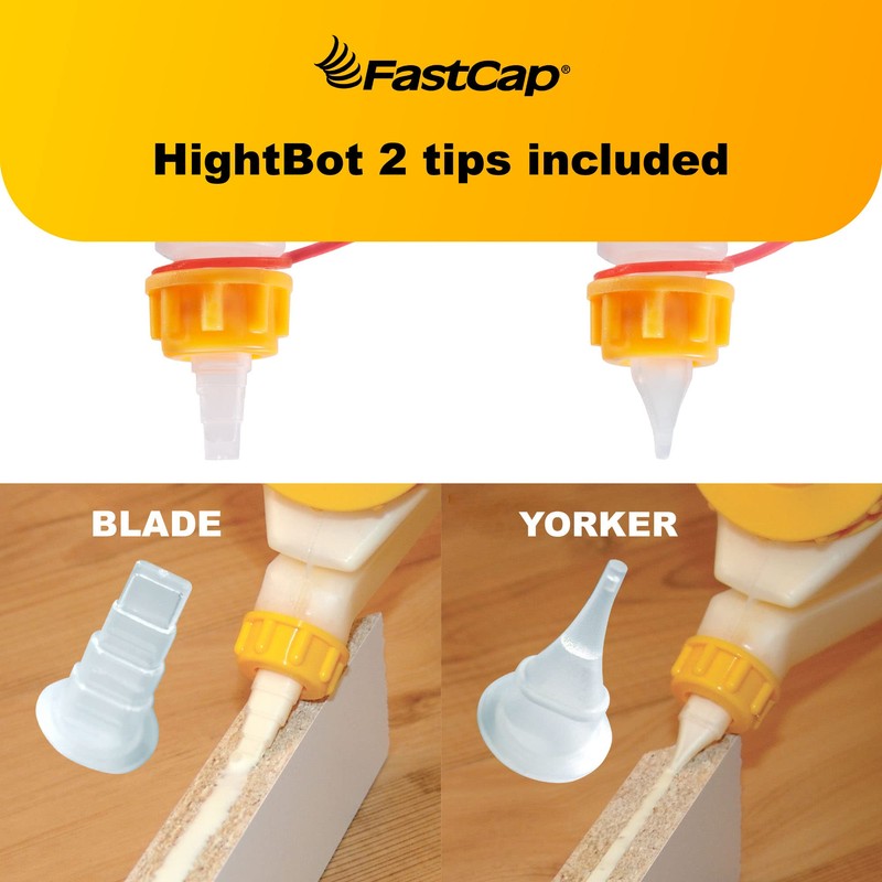 FastCap 6oz Glue Bottle, with 2-chamber No-Drip system. Each bottle