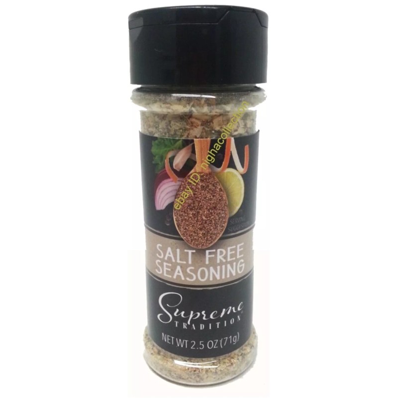 Supreme Tradition ( LOT of 10 Bottles ) Salt-Free Seasoning-Blen
