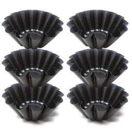 Space Home - Pudding Moulds - Carbon Steel - Set of 6 Cups - Ø 10 cm