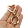 [FUSSED] 2pcs Heart Shape Alloy Swivel Lobster Clasp Spring Snap