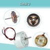 JYUDAUFU 5pcs RF-300 Motor DC 1V-6V 0.08"/2mm (shaft diameter) 0.2"/5mm(shaft