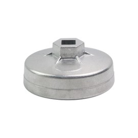 Modengzhe 904 Oil Filter Wrench Cap Automotive Aluminum Socket Wrench Removal Tool (79mm 15Flute)