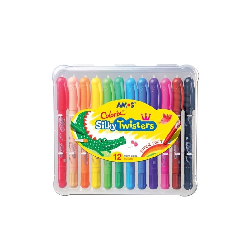 Kredki Silky Twisters 12 sztuk