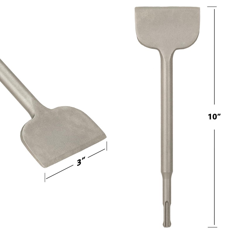 Berserker SDS-Plus Shank Scaling Chisel,3 x 10 in. Ceramic Tile