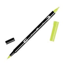 Marcador Doble con Punta de brocha - 020 -, Chartreuse