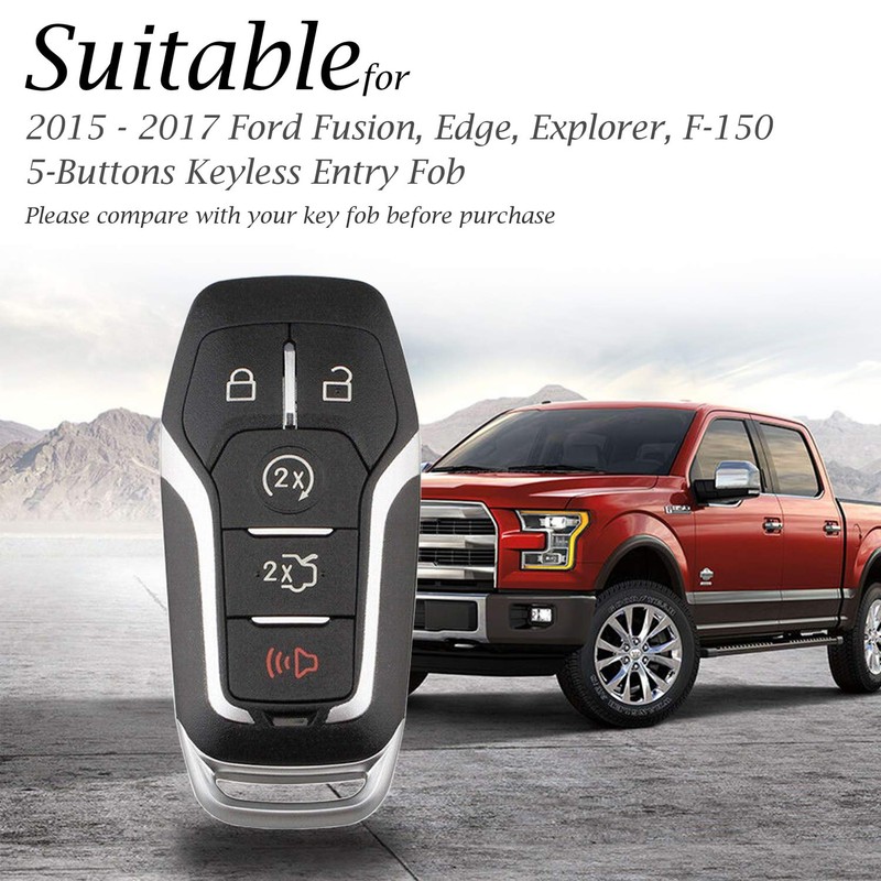 Vitodeco Genuine Leather Smart Key Fob Case Cover Protector Compatible