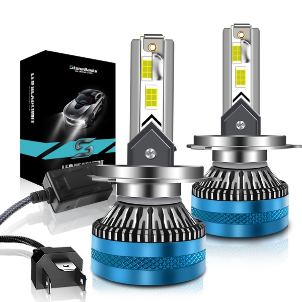 StoneBanks H4/HB2/9003 Bombillas LED para Faros Delanteros, 6500 K 250