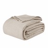100% Egyptian Cotton Waffle Weave Blanket Full Size for Bed,