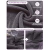 Bibykivn Dog Bathrobe, Quick-Drying Microfibre Bath Towel, Adjustable Dog Towel,