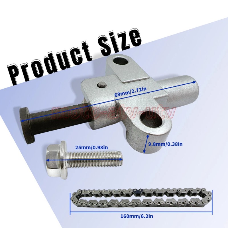JINFANNIBI Cam Timing Chain & Tensioner For Honda Rancher 420