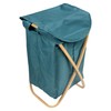 Foldable Bamboo Laundry Hamper with Lid - Decor Essentials for